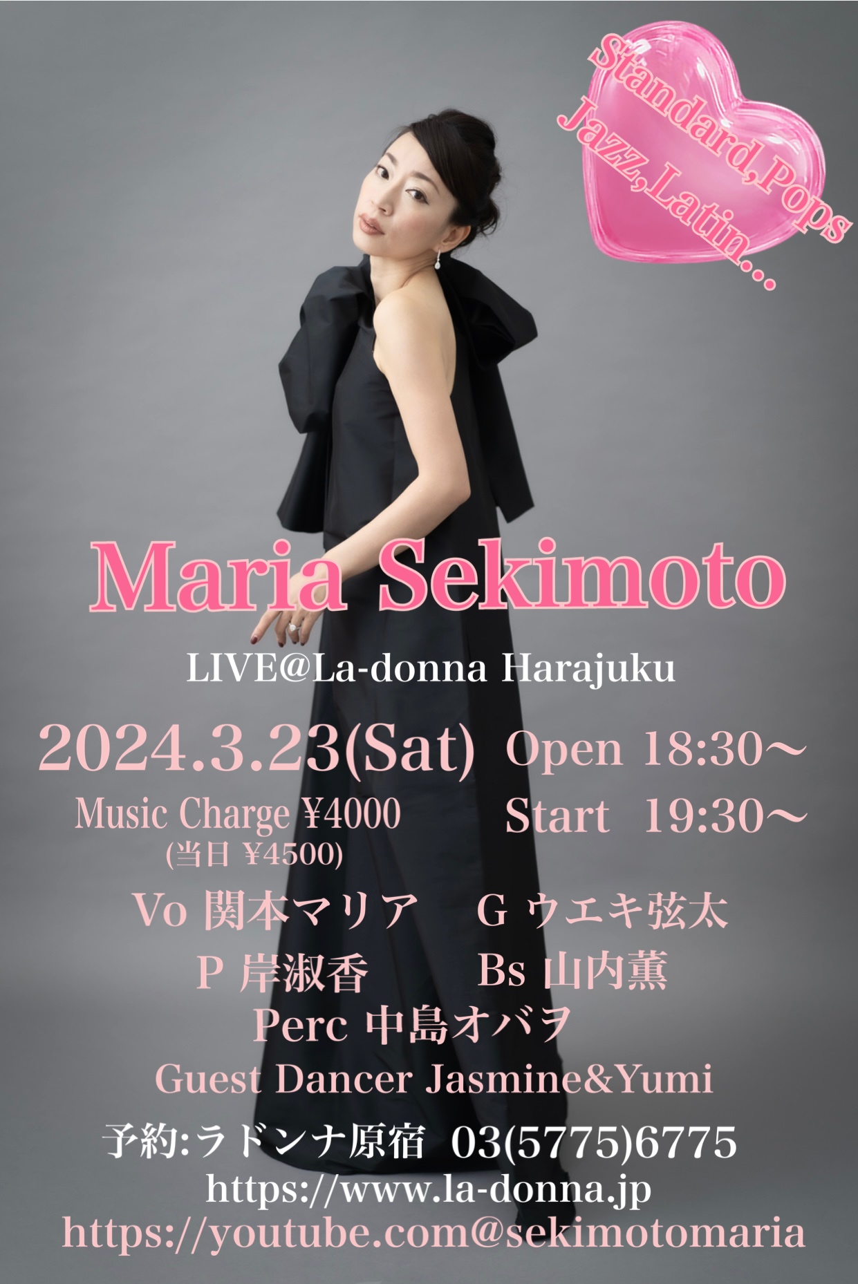 Maria Sekimoto LIVE@La-donna  Harajyuku